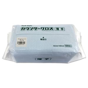 パックスタイル パックスタイル ふきん クロス PS カウンター クロス ダスター 薄手 青 レギュラー 1ケース(900) 00520387 メーカー直送 法人限定 代引不可 北海道沖縄離島不可