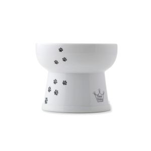 猫壱 neco ichi 猫壱 ハッピーダイニング 脚付ウォーターボウル ハイタイプ シリコン付き 猫柄