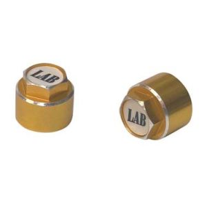 レイベル レイベル LP-040 ホイルキャップナット ゴールド/ホワイトロゴ