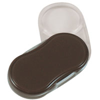 コンテック CONTEC コンテック LP-19P ポケットルーペ 丸 ブラウン