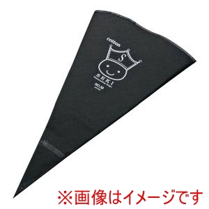 せき製袋 せき製袋 コットン絞り袋 ブラック No.50