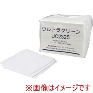 橋本クロス 橋本クロス UC2325 ウルトラクリーン 230×250mm 6つ折り 100枚×30袋 3000枚 メーカー直送 代引不可 北海道沖縄離島不可