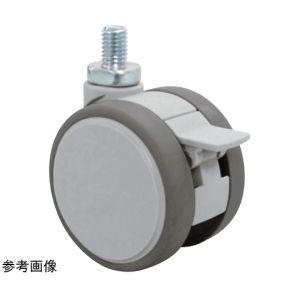 東海キャスター 東海キャスター F060N10S ねじ込み双輪キャスター 60径 自在S付 M10x1.5