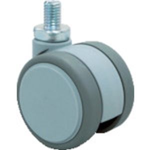 東海キャスター 東海キャスター F060N12 ねじ込み双輪キャスター 60径 自在 M12x1.75