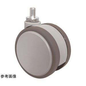 東海キャスター 東海キャスター F075N10 ねじ込み双輪キャスター 75径 自在 M10x1.5