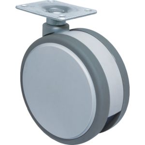東海キャスター 東海キャスター F100 プレート式双輪キャスター 100径 自在