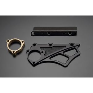 ケイファクトリー K-FACTORY ケイファクトリー 103FZAQ001R フロントスプロケットカバー スーパーBLK ZRX1200