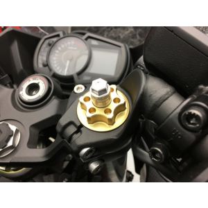 ケイファクトリー K-FACTORY ケイファクトリー 184XZDR0244 フロントフォークトップキャップ Sゴールド Ninja250 18