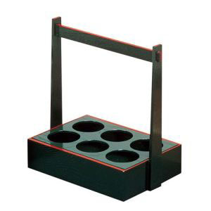 雅漆工芸 雅漆工芸 緑天朱 ビール運び