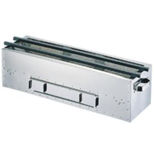 照姫 照姫 木炭用コンロ 串焼き型 焼き鳥型 600×140×H165mm TK-614