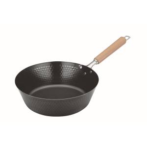 サミット工業 サミット工業 焼く鍋 槌目深型 フライパン 28cm IH対応