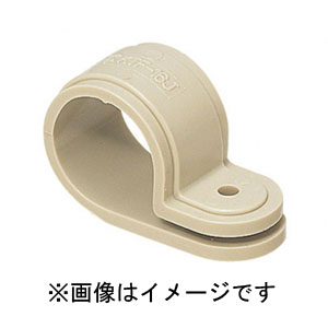 未来工業 ミライ 未来工業 KTF16J50 PF管片サドル 適合PF管16 ベージュ 50個 KTF-16J