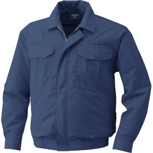 空調服 空調服 KU9055F-C14-S4 綿薄手フルハーネス仕様ウエアのみ ダークブルー LL