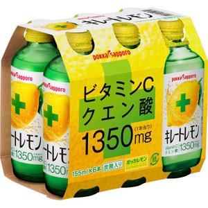 ポッカサッポロフード&ビバレッジ pokka sapporo キレートレモン 155mL×6本