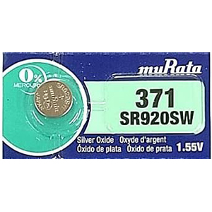 村田製作所 MURATA MURATA SR920SW 371 酸化銀電池 1個 MURATA 村田製作所 ムラタ