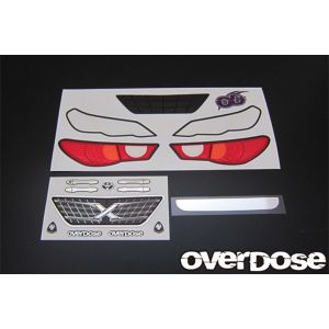 ウエルド ウエルド OD1140b 3DグラフィックODマークX用ライト&グリルエンブレムセット