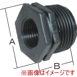 岩崎製作所 岩崎製作所 49BUS2515P 樹脂 PP 製 配管継手 ブッシング