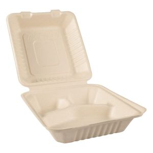 パックスタイル パックスタイル バガス容器 BBランチ 200-220-3  1ケース(200) 00605987 メーカー直送 法人限定 代引不可 北海道沖縄離島不可