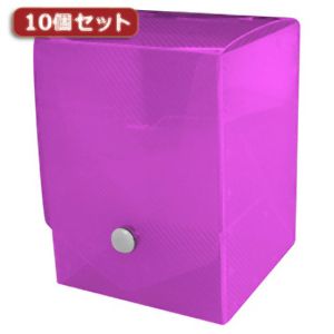 アンサー Answer アンサー トレーディングカード用 トレカデッキケース ソフトタイプ パープル 10個セット ANS-TC036PL