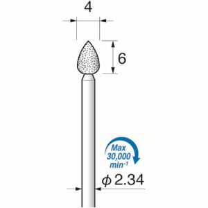 アルゴファイル アルゴファイル DEP2006 ダイヤエコノミー2 電着ダイヤモンドポイント