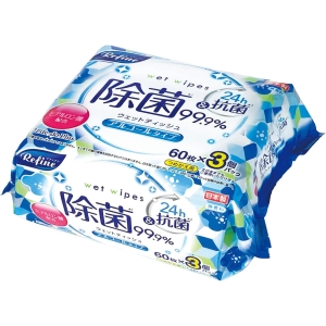 Life-do Life-do リアルコール除菌ウェットティッシュ 60枚×3個パック