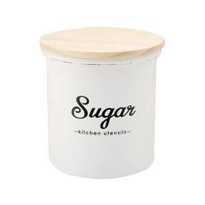 豊琺瑯 豊琺瑯 リリーホワイト ホーロー キャニスター シュガー Sugar LW-215