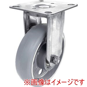 ユーエイキャスター YUEI ユーエイキャスター SUS-AUUK2-150 プレート式 固定 ステンレスキャスター アルティメットウレタン 車輪径150mm Jタイプ SUS-K2型 