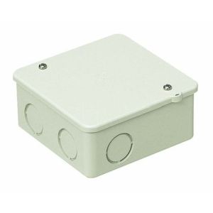 未来工業 ミライ 未来工業 PVK-BNM PVKボックス 中形四角深型 ノック付き ミルキーホワイト