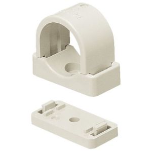 未来工業 ミライ 未来工業 SVE-42M20 VE台付サドル 適合VE管42 ミルキーホワイト 20個 SVE-42M