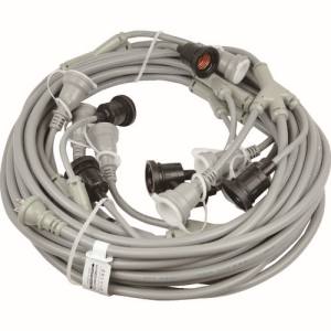 長谷川製作所 HASEGAWA 長谷川製作所 ESY-3E-6 分岐ケーブル ESYシリーズ 6階用 防水ソケット 防水コネクター メーカー直送 代引不可 北海道沖縄離島不可