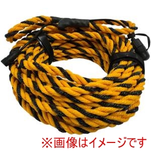 仙台銘板 仙台銘板 TRP-10-G 標識ロープ 光るトラロープ ピカくん 緑 10m