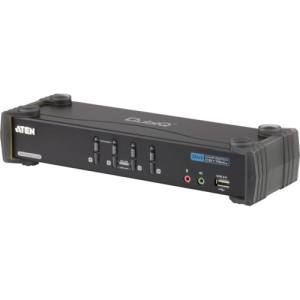 ATENジャパン ATEN CS1784A KVMPスイッチ 4ポート DVI デュアルリンク USB2.0ハブ搭載