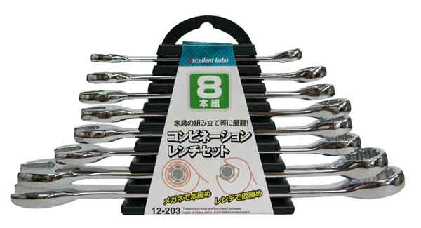  CUSTOM KOBO CUSTOM KOBO 12-203 8本組 コンビレンチセット 三共コーポレーション