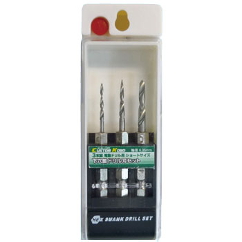  CUSTOM KOBO CUSTOM KOBO CSB-322 3Pショート下穴錐 2mm  13-742 三共コーポレーション