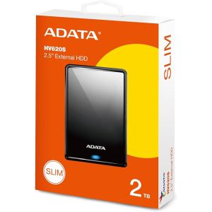 エイデータ ADATA ADATA AHV620S-2TU31-CBK-I 外付けハードディスク 2TB ブラック メーカー保証3年