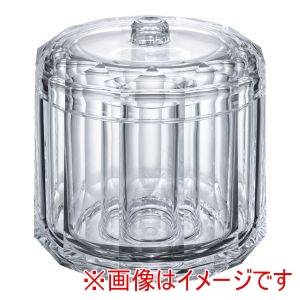 清水食器 清水食器 アクリル コットンボール&綿棒ホルダー 5868