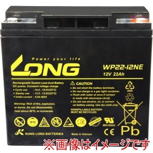 LONG BATTERY LONG BATTERY WP22-12NE 制御弁式鉛蓄電池 UPS 非常電源用 電動車 シニアカー用バッテリー メーカー直送 代引不可 北海道沖縄離島不可
