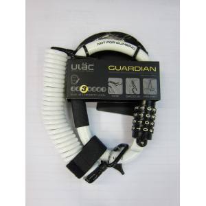 ユーラック ULAC ユーラック K8LC カラビナ ケーブルロックコンボ GUARDIAN ホワイト ULAC