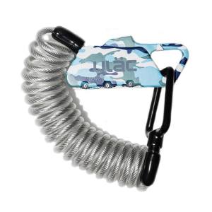 ユーラック ULAC ユーラック K2S カラビナケーブルロックコンボ PICCADILLY カモブルー ULAC