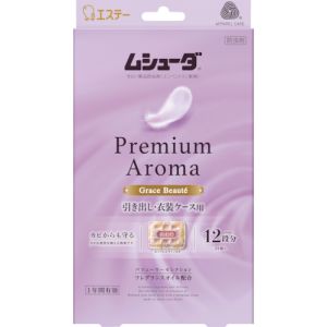 エステー エステー ST30355 ムシューダ Premium Aroma 1年間有効 引き出し 衣装ケース用 24個入 グレイスボーテ