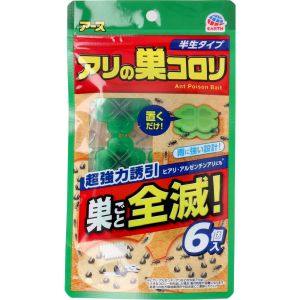 アース製薬 EARTH アース製薬 アリの巣コロリ 半生タイプ 6個入