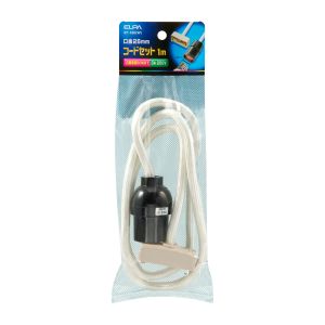 朝日電器 エルパ ELPA エルパ KP-10H W コードセット100 ELPA 朝日電器