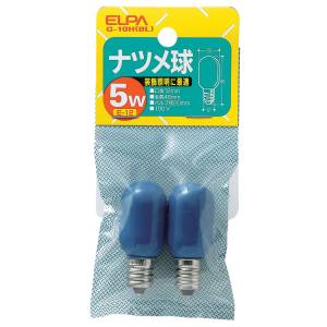 朝日電器 エルパ ELPA エルパ G-10H BL ナツメ球青 ELPA 朝日電器
