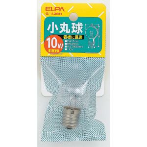 朝日電器 エルパ ELPA エルパ G-128H 小丸球 E17 10 ELPA 朝日電器