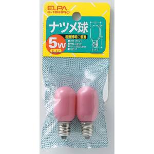 朝日電器 エルパ ELPA エルパ G-10H PK ナツメ球5W ELPA 朝日電器
