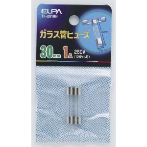 朝日電器 エルパ ELPA エルパ TF-2010H ガラス管ヒューズ30MM ELPA 朝日電器