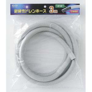 朝日電器 エルパ ELPA エルパ DHQ-1403 耐候性ドレンホース ELPA 朝日電器