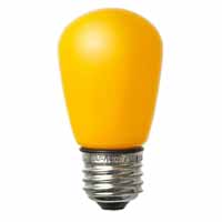 朝日電器 エルパ ELPA エルパ LDS1Y-G-GWP903 LED装飾電球 サイン球形 1.4W E26 イエロー E26口金 防水設計 ELPA 朝日電器