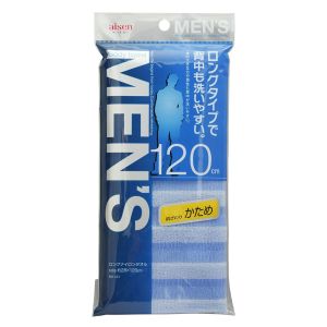 アイセン aisen アイセン ロング ナイロン ボディタオル かため 120cm ブルー BH431