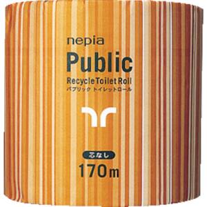 王子ネピア 王子ネピア 71200 パブリック1ロール170m 芯なし 48個入り メーカー直送 代引不可 沖縄離島不可